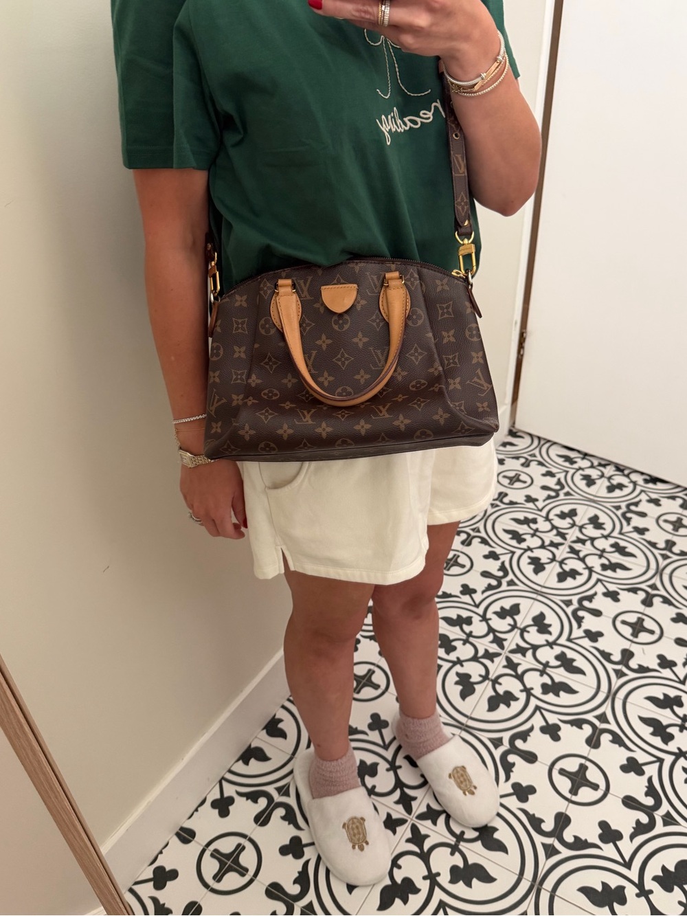 Louis Vuitton Rivoli Monogram Coated Canvas Brown and Tan - Picture 10 of 16